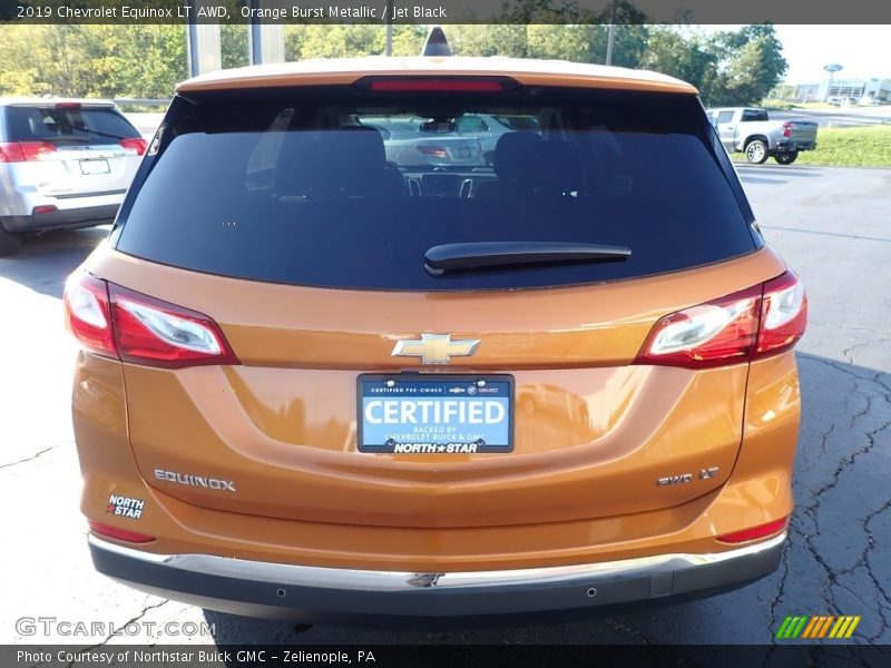 Orange Burst Metallic / Jet Black 2019 Chevrolet Equinox LT AWD
