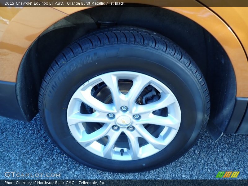 Orange Burst Metallic / Jet Black 2019 Chevrolet Equinox LT AWD