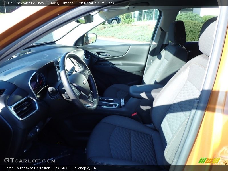 Orange Burst Metallic / Jet Black 2019 Chevrolet Equinox LT AWD