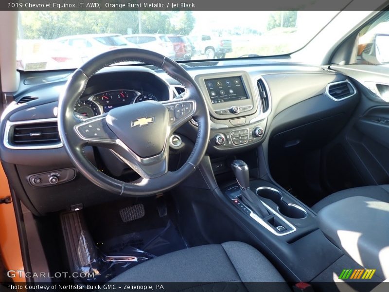 Orange Burst Metallic / Jet Black 2019 Chevrolet Equinox LT AWD
