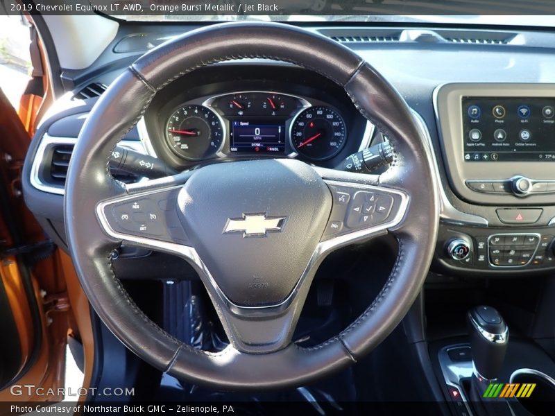 Orange Burst Metallic / Jet Black 2019 Chevrolet Equinox LT AWD
