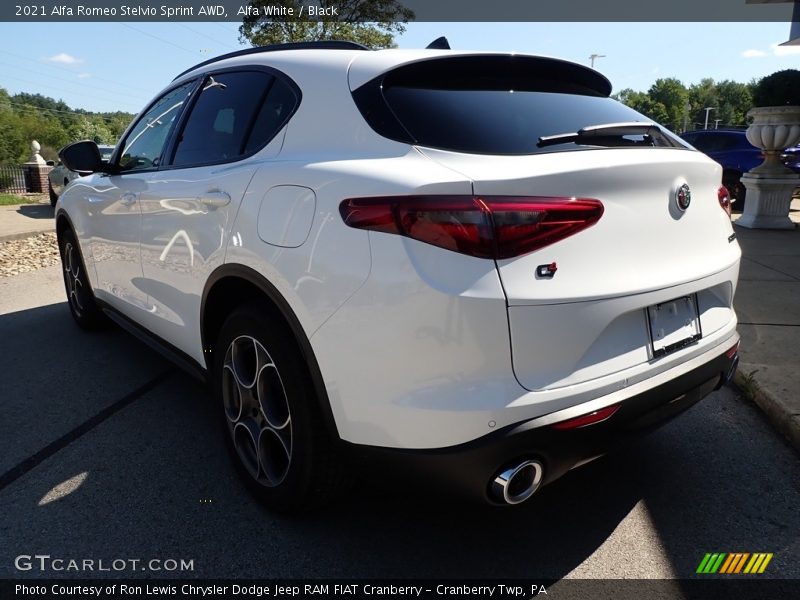 Alfa White / Black 2021 Alfa Romeo Stelvio Sprint AWD