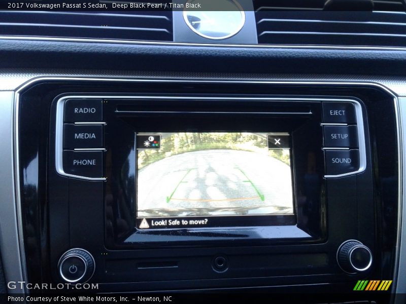Deep Black Pearl / Titan Black 2017 Volkswagen Passat S Sedan