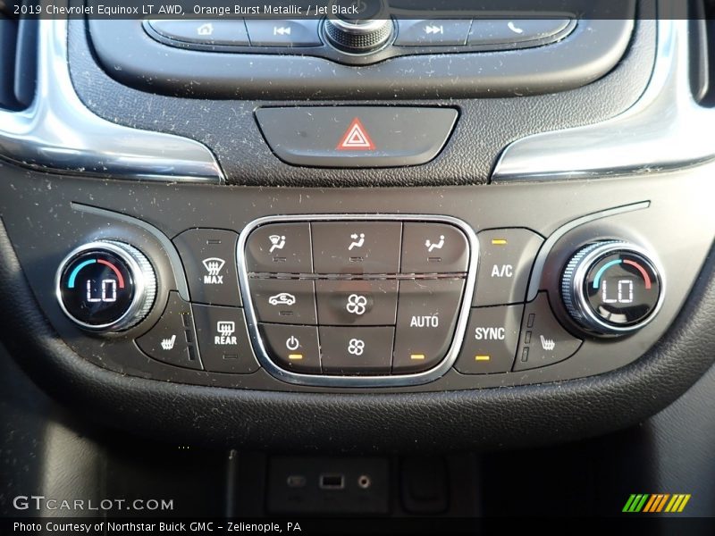 Orange Burst Metallic / Jet Black 2019 Chevrolet Equinox LT AWD