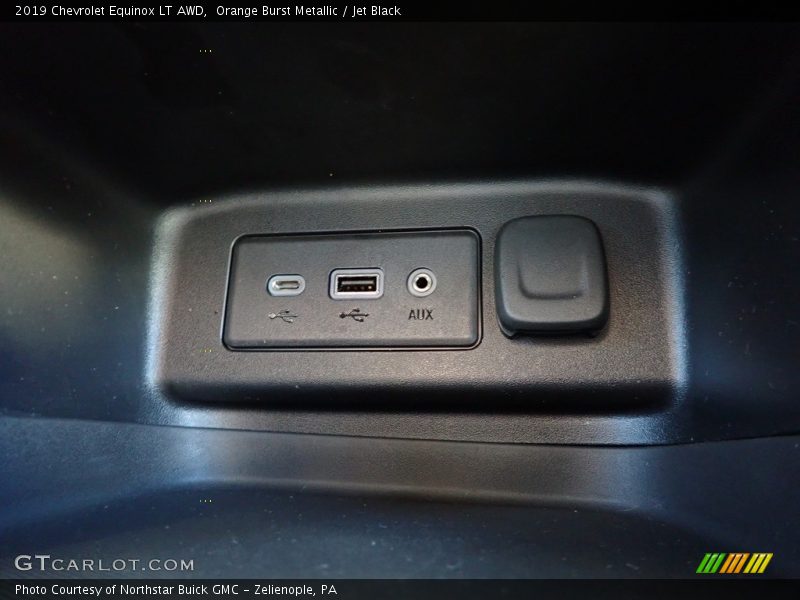 Orange Burst Metallic / Jet Black 2019 Chevrolet Equinox LT AWD
