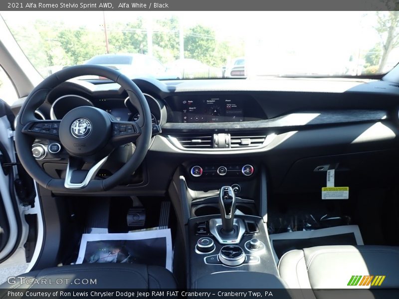 Dashboard of 2021 Stelvio Sprint AWD