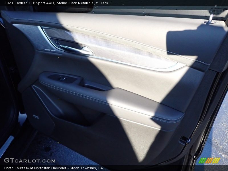 Stellar Black Metallic / Jet Black 2021 Cadillac XT6 Sport AWD