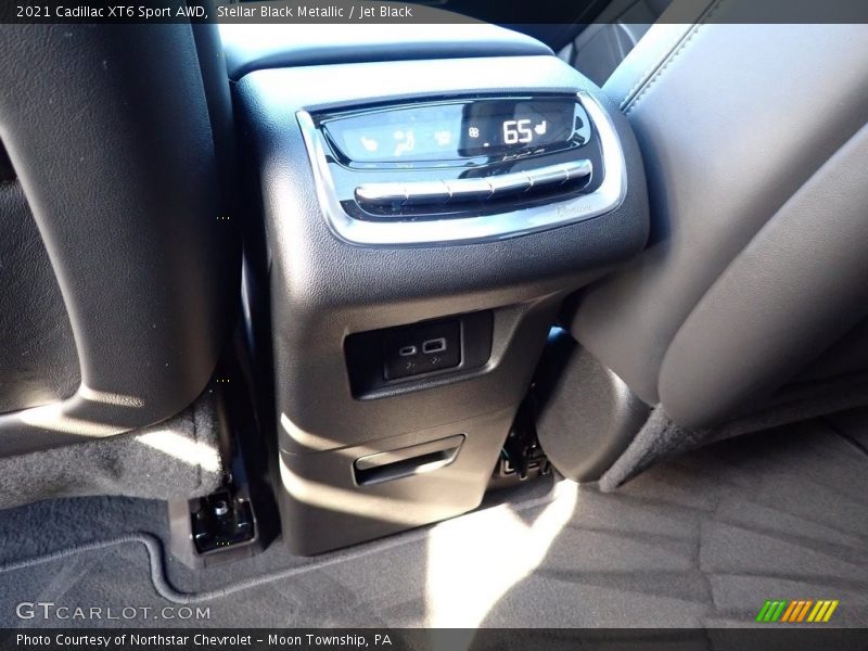 Stellar Black Metallic / Jet Black 2021 Cadillac XT6 Sport AWD