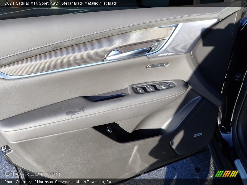 Stellar Black Metallic / Jet Black 2021 Cadillac XT6 Sport AWD