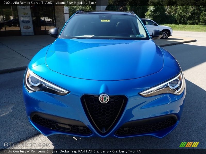 Misano Blue Metallic / Black 2021 Alfa Romeo Stelvio Ti AWD