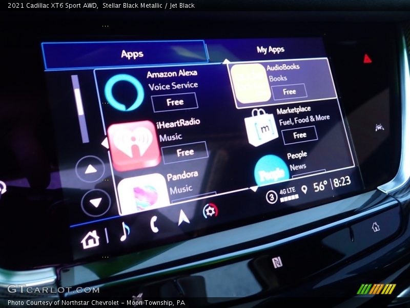 Stellar Black Metallic / Jet Black 2021 Cadillac XT6 Sport AWD