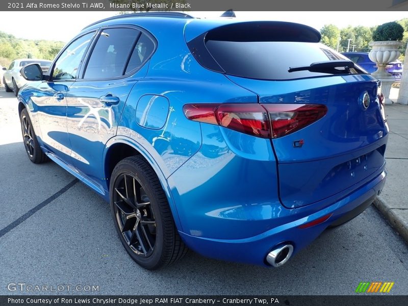 Misano Blue Metallic / Black 2021 Alfa Romeo Stelvio Ti AWD