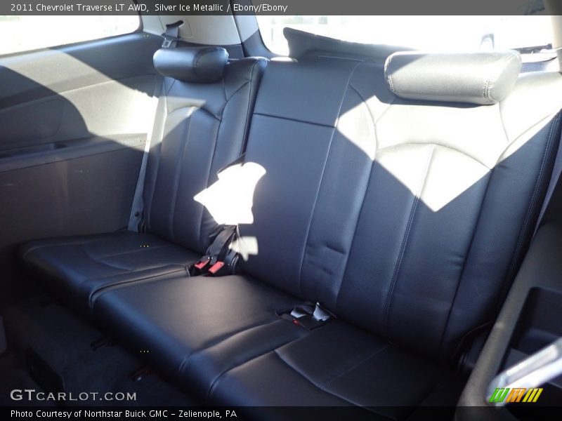 Silver Ice Metallic / Ebony/Ebony 2011 Chevrolet Traverse LT AWD