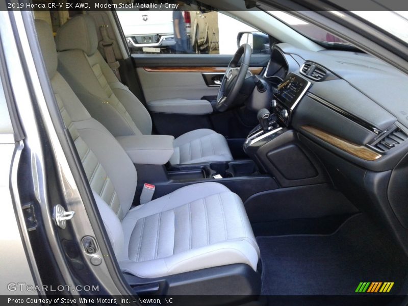 Modern Steel Metallic / Gray 2019 Honda CR-V EX AWD