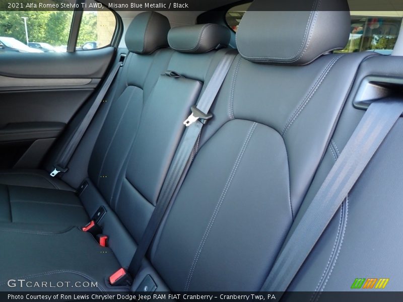 Rear Seat of 2021 Stelvio Ti AWD