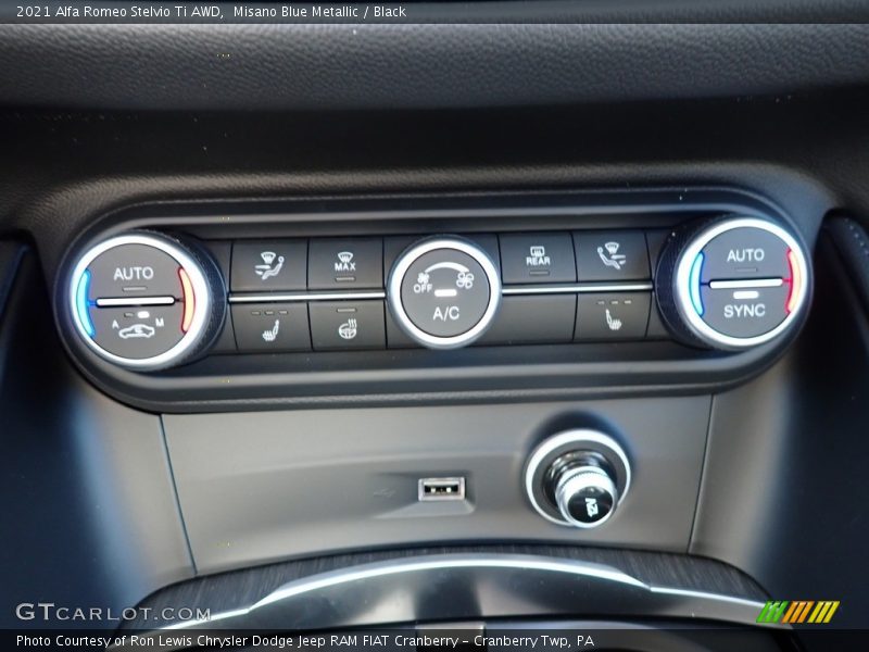 Controls of 2021 Stelvio Ti AWD