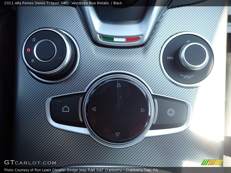 Controls of 2021 Stelvio Ti Sport AWD