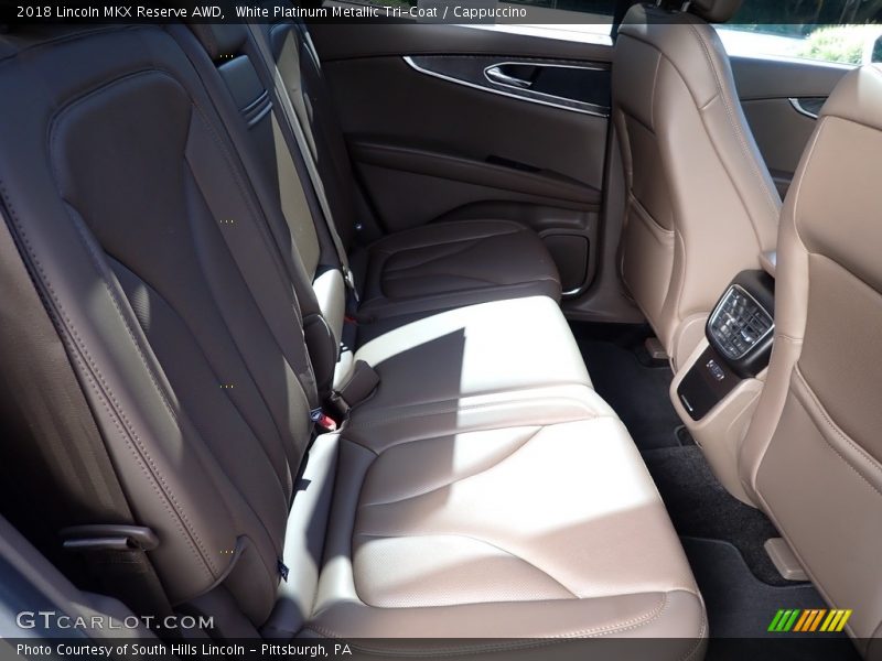 White Platinum Metallic Tri-Coat / Cappuccino 2018 Lincoln MKX Reserve AWD