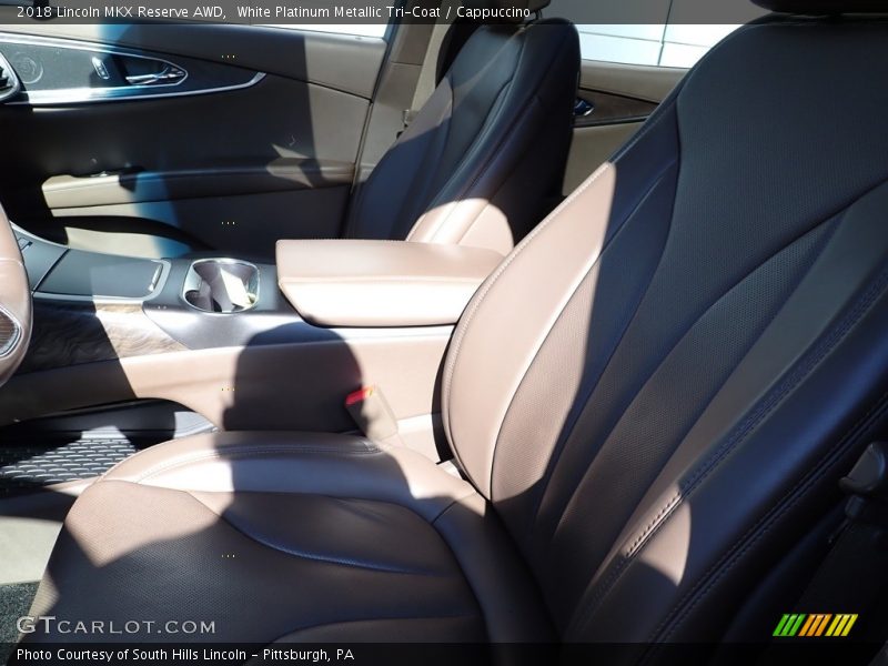 White Platinum Metallic Tri-Coat / Cappuccino 2018 Lincoln MKX Reserve AWD
