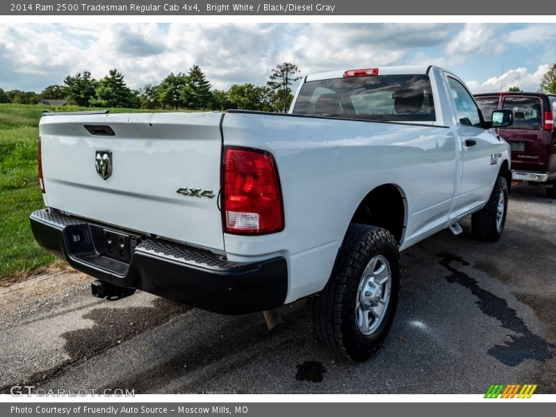 Bright White / Black/Diesel Gray 2014 Ram 2500 Tradesman Regular Cab 4x4