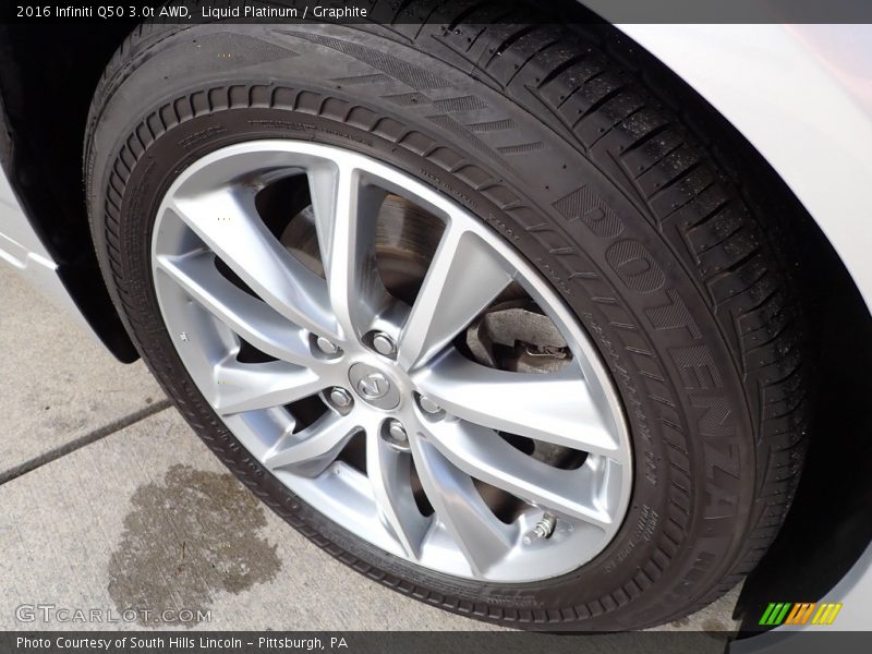  2016 Q50 3.0t AWD Wheel