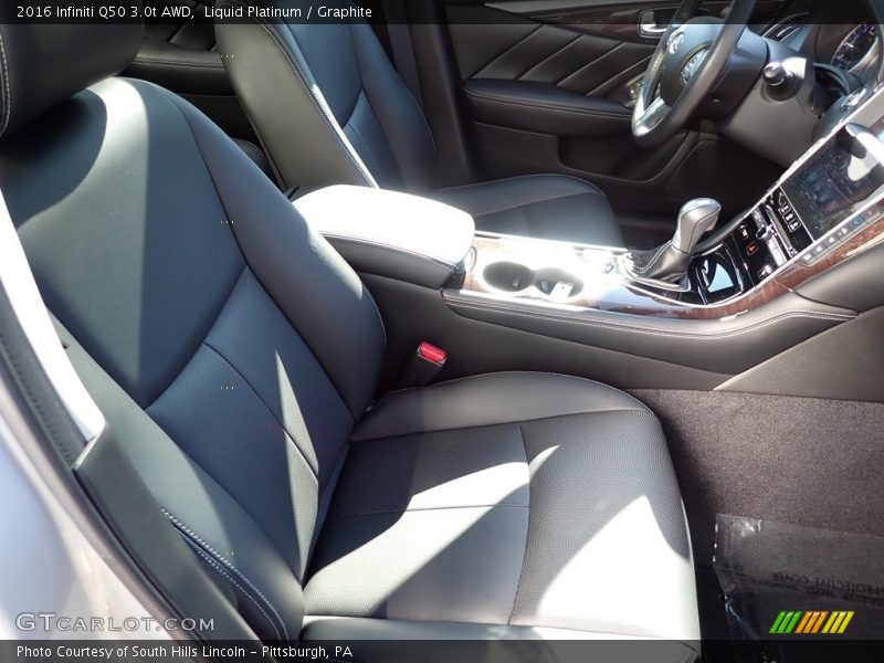 Liquid Platinum / Graphite 2016 Infiniti Q50 3.0t AWD