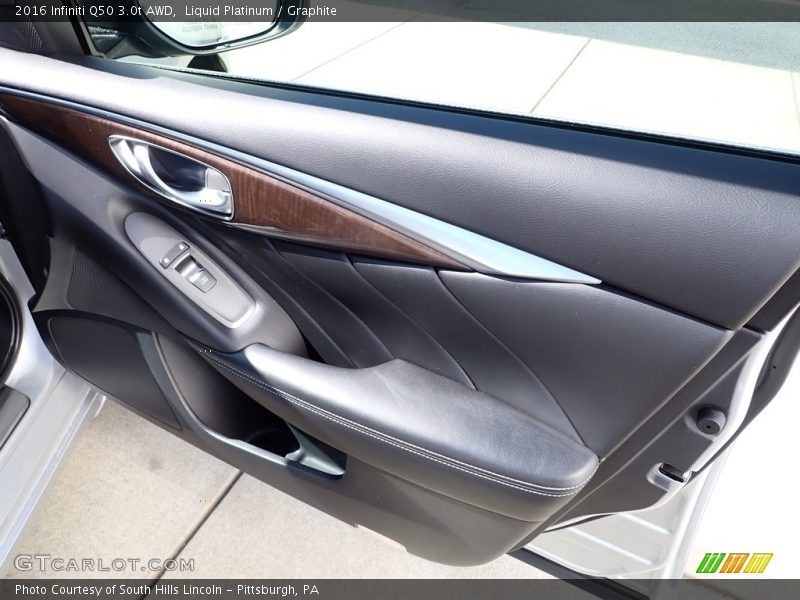 Door Panel of 2016 Q50 3.0t AWD