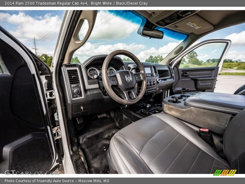  2014 2500 Tradesman Regular Cab 4x4 Black/Diesel Gray Interior