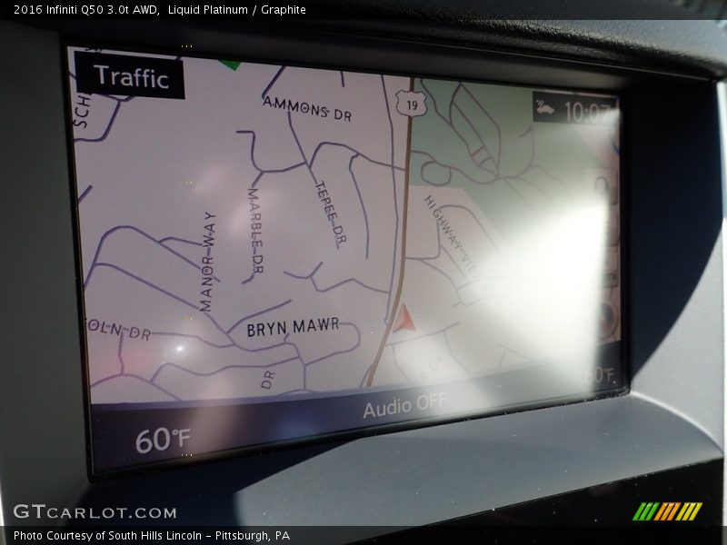Liquid Platinum / Graphite 2016 Infiniti Q50 3.0t AWD
