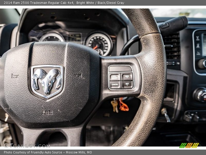 Bright White / Black/Diesel Gray 2014 Ram 2500 Tradesman Regular Cab 4x4