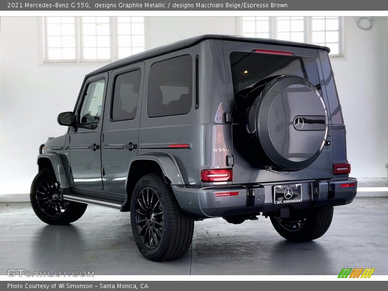 designo Graphite Metallic / designo Macchiato Beige/Espresso Brown 2021 Mercedes-Benz G 550