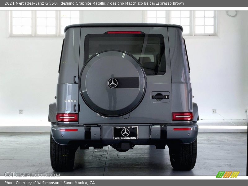 designo Graphite Metallic / designo Macchiato Beige/Espresso Brown 2021 Mercedes-Benz G 550