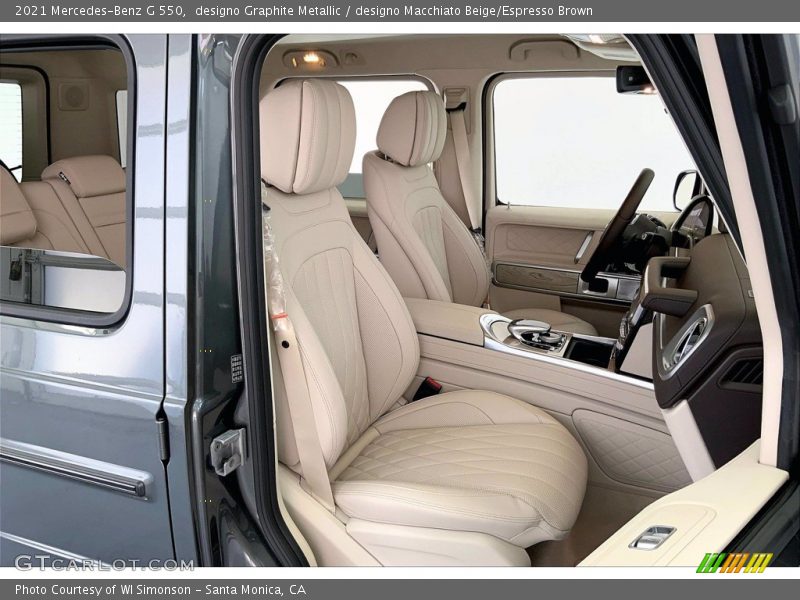  2021 G 550 designo Macchiato Beige/Espresso Brown Interior