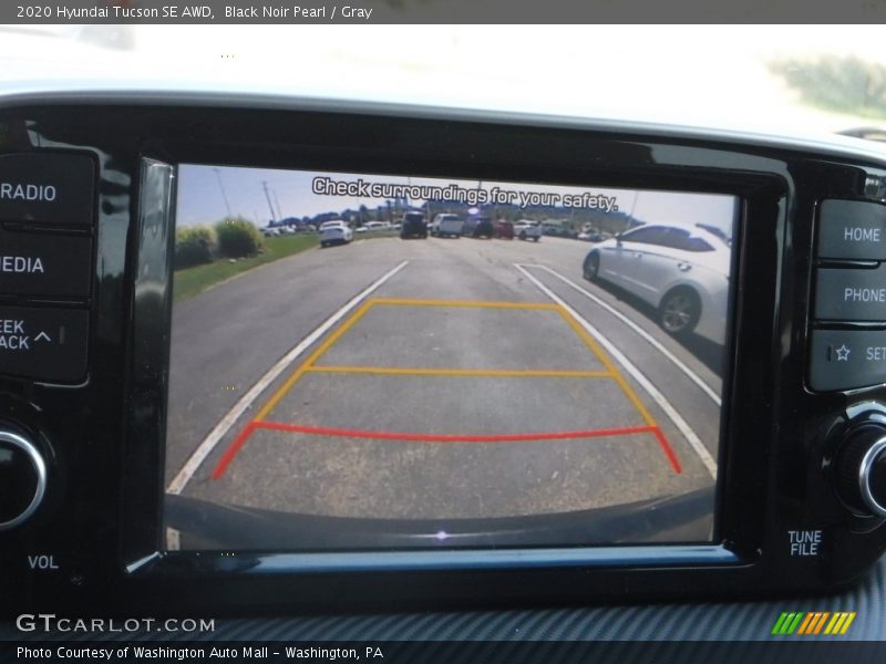 Black Noir Pearl / Gray 2020 Hyundai Tucson SE AWD