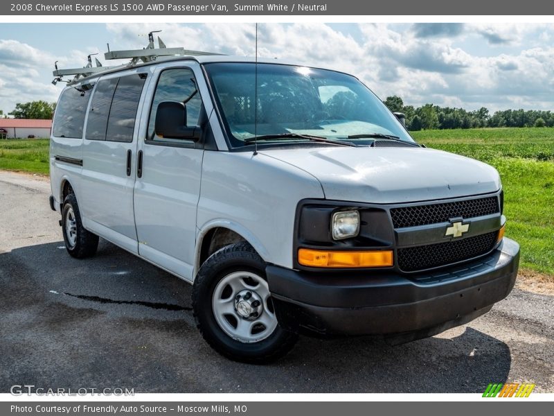 Front 3/4 View of 2008 Express LS 1500 AWD Passenger Van
