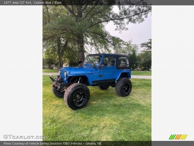 Custom Blue / Black 1977 Jeep CJ7 4x4