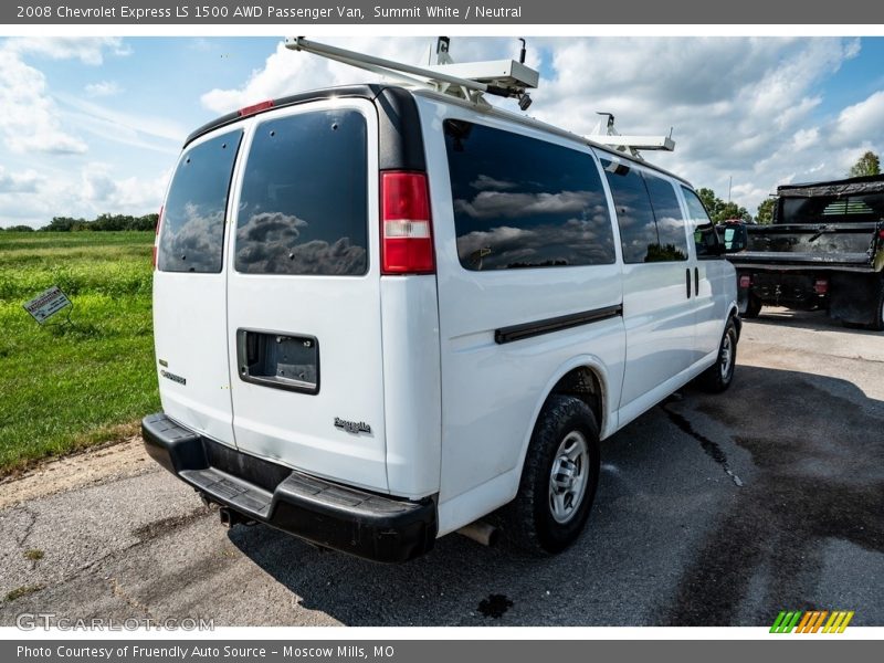 Summit White / Neutral 2008 Chevrolet Express LS 1500 AWD Passenger Van