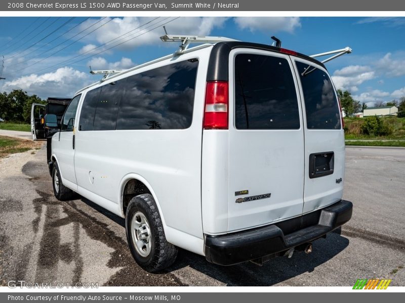 Summit White / Neutral 2008 Chevrolet Express LS 1500 AWD Passenger Van