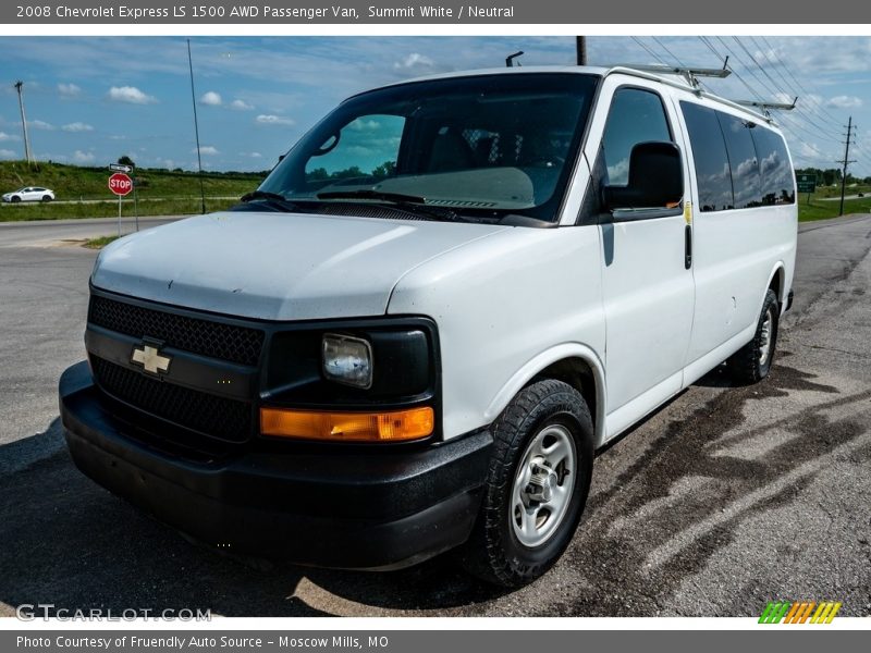  2008 Express LS 1500 AWD Passenger Van Summit White
