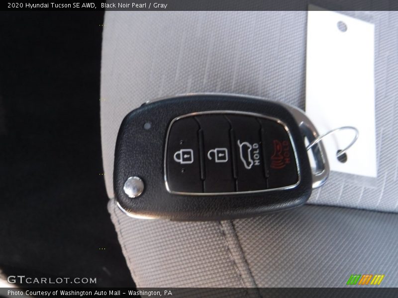 Black Noir Pearl / Gray 2020 Hyundai Tucson SE AWD