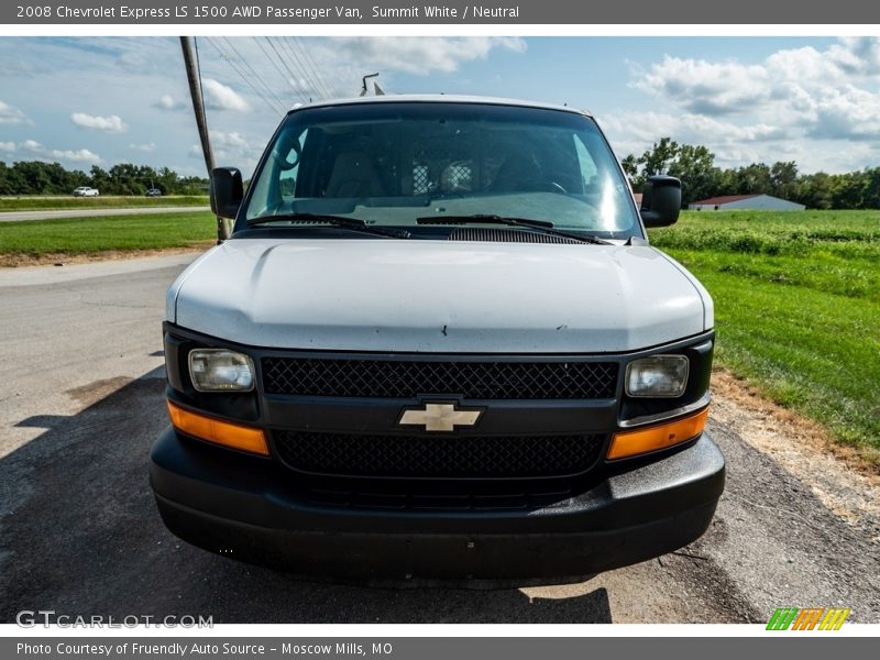 Summit White / Neutral 2008 Chevrolet Express LS 1500 AWD Passenger Van