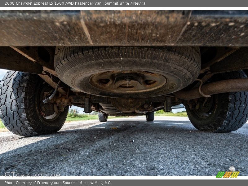 Summit White / Neutral 2008 Chevrolet Express LS 1500 AWD Passenger Van