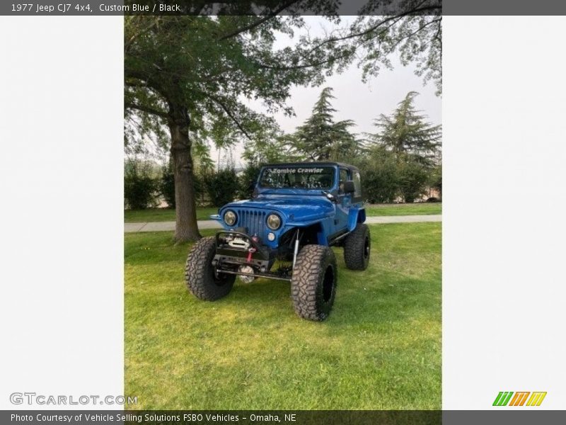 Custom Blue / Black 1977 Jeep CJ7 4x4