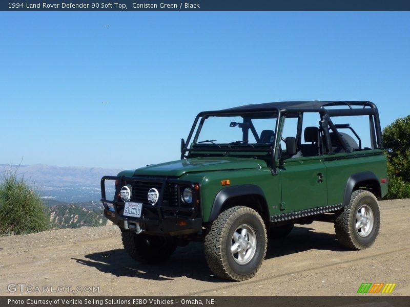 Front 3/4 View of 1994 Defender 90 Soft Top