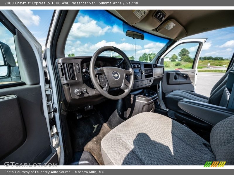 Summit White / Neutral 2008 Chevrolet Express LS 1500 AWD Passenger Van