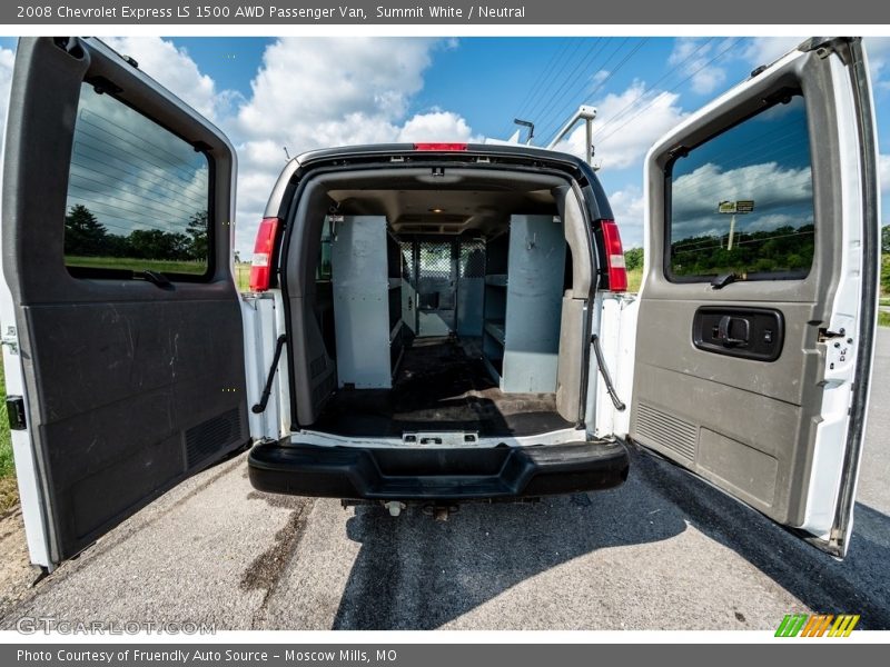 Summit White / Neutral 2008 Chevrolet Express LS 1500 AWD Passenger Van