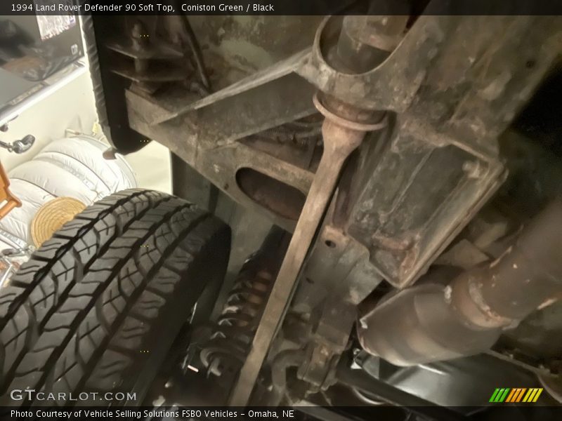 Undercarriage of 1994 Defender 90 Soft Top