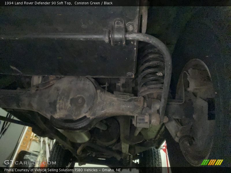 Undercarriage of 1994 Defender 90 Soft Top