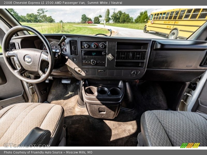 Summit White / Neutral 2008 Chevrolet Express LS 1500 AWD Passenger Van