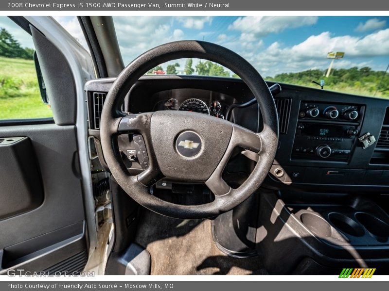 Summit White / Neutral 2008 Chevrolet Express LS 1500 AWD Passenger Van
